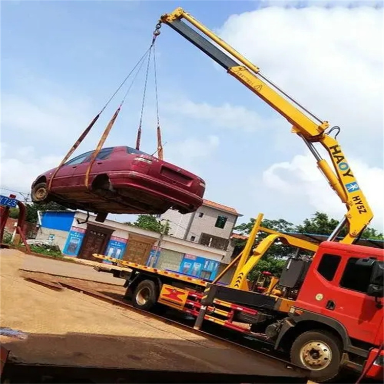 中原吊车救援小汽车怎么吊